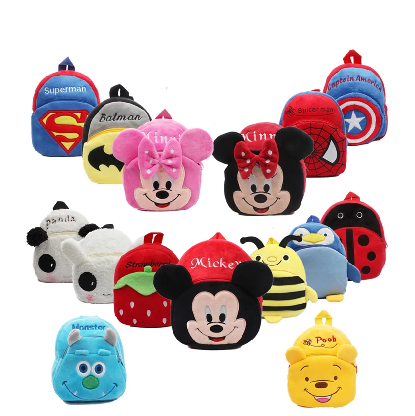 

Cartoon Plush Kids School Bags Children Girl Mini School Backpacks Baby mochila Infant School Bags Boy Backpacks Gift For Kids