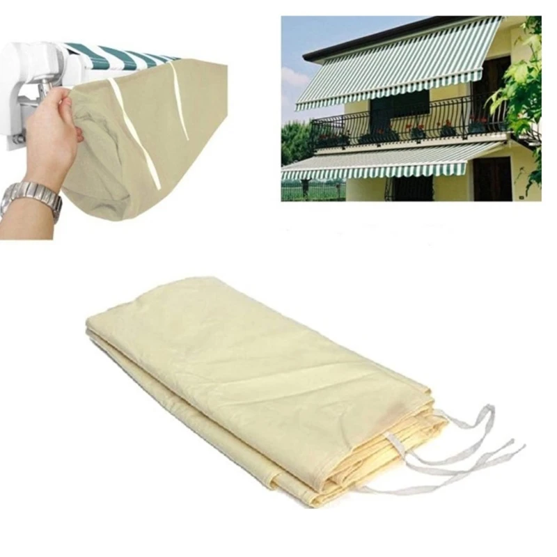 41XB 2/3m beige balcony and garden awning storage bag dustproof waterproof retractable roller blind protection cover | Дом и сад