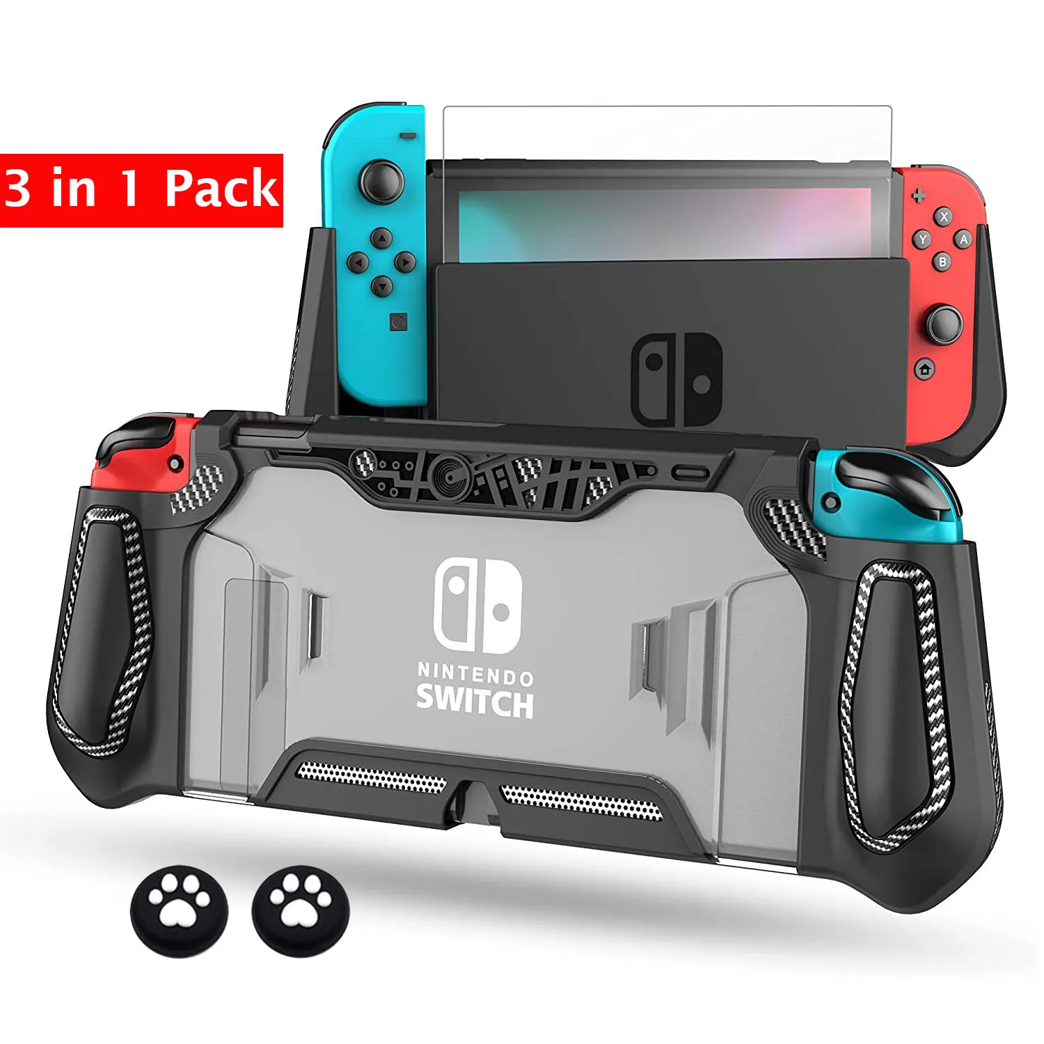 Protective Cover For Nintendo Switch Soft Case Console Antifall Shockproof Antifingerprint For