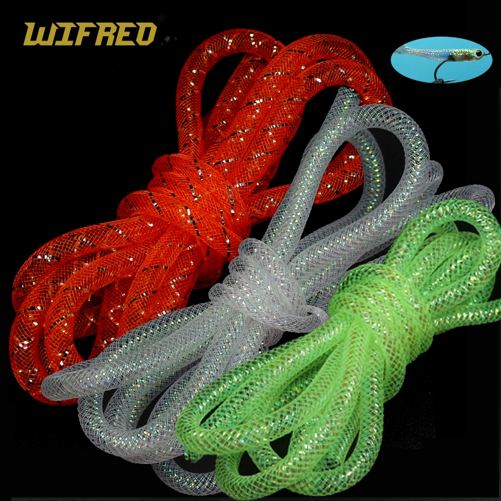 Tigofly 9pcs Assorted Solid Colors and Sizes 6mm/8mm Mylar Tinsel Mesh Tube 1m Length Fly Tying Materials Tigofly 9pcs Assorted Solid Colors and Sizes 6mm/8mm Mylar Tinsel Mesh Tube 1m Length Fly Tying Materials