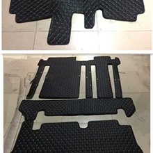 Высоко Качественные маты! Индивидуальный полный набор автомобильных ковриков+ коврик для багажника для hyundai H1 8 9 мест-2010 водонепроницаемые ковры для H-1