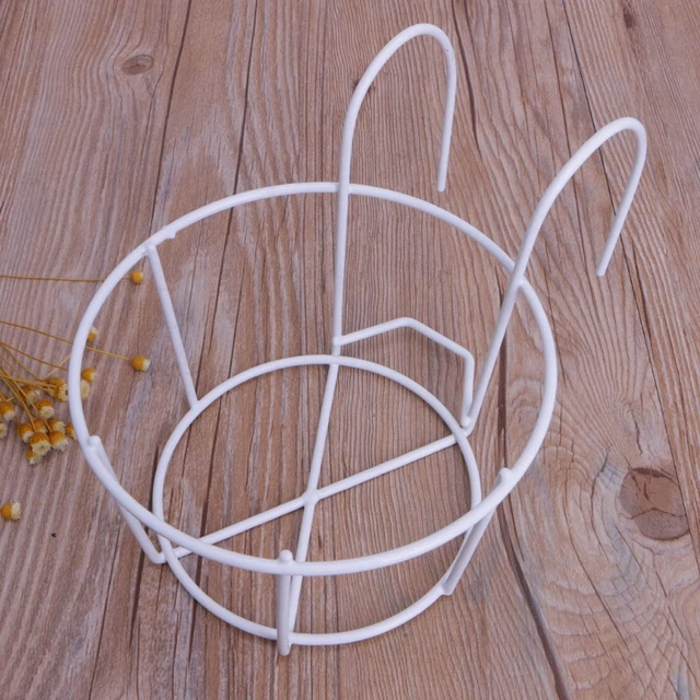 Erkély Függő Növényi Állványok Kerek Virágcserépes Korlát Kerítés Kültéri Ablak Vas Bonsai Állvány Dekoráció Csepp Hajó - Image 5