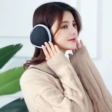 Новинка, унисекс, мужские стильные черные наушники, зимние ушные муфты, теплые наушники, подарок на год, дропшиппинг, orejeras mujer# p8