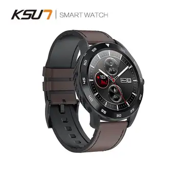 Умные часы KSUN KSR909, умные часы, водонепроницаемые, IP68, 1,3 дюйма, полный круглый экран HD, ЭКГ, обнаружение, сменные, 4G