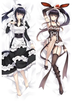 

Overlords pillow covers case Double-side Printed narberal sexy girls pillow case 3D Otaku Peach skin 2 Way Body pillowcase