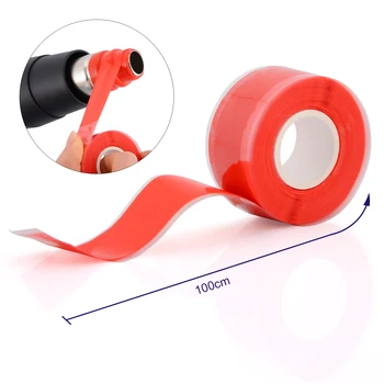 

EHDIS 100cm Tint Vinyl Heat Resistant Tape Hot Air Gun High Temperature Insolating Wire Bonding Repair Tool Car Wrap Accessory
