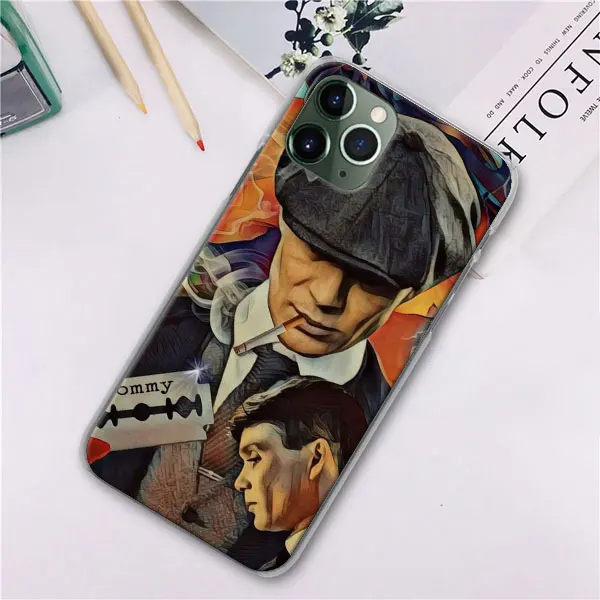 H07 Peaky bliners логотип с крестом телефонные чехлы для Apple iPhone 11 Pro Max X XR XS MAX 7 8 6 6s Plus 5 5S жесткий чехол - Цвет: H07