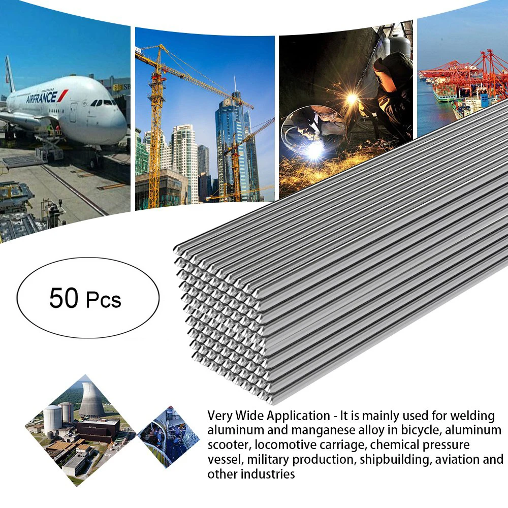 

10 20 50 pcs Aluminum Solder 2mm*50mm Low Temperature Pure Aluminium Welding Wire No Need Solder Powder Soldering Aluminum