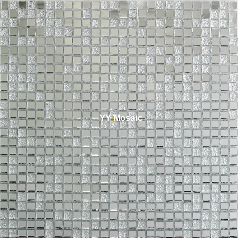 Mirror Mosaic Tiles, Round, 10 mm, 500 pc