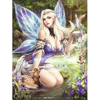 

Needlework 5d diy diamond painting cross stitch Cartoon fairy kit diamond embroidery mosaic deer decorative pasted picture