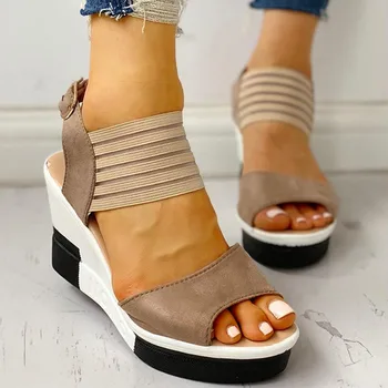 

Lapolaka New Fashion High Heels Leisure Comfortable Platform Summer Sandals women's Wedges Shoes Female