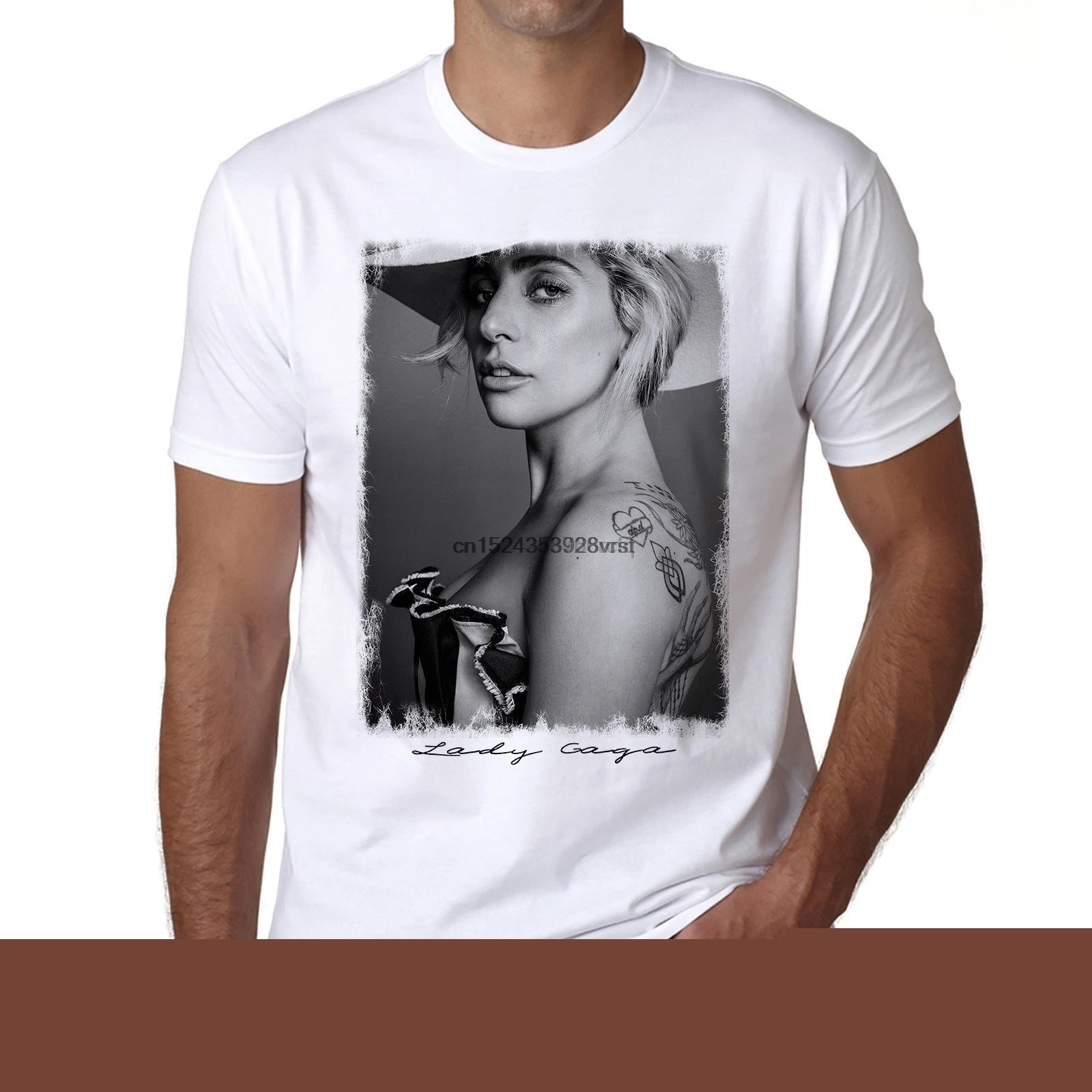 

Lady Gaga Hommes T Shirt Summer Fashion Tee