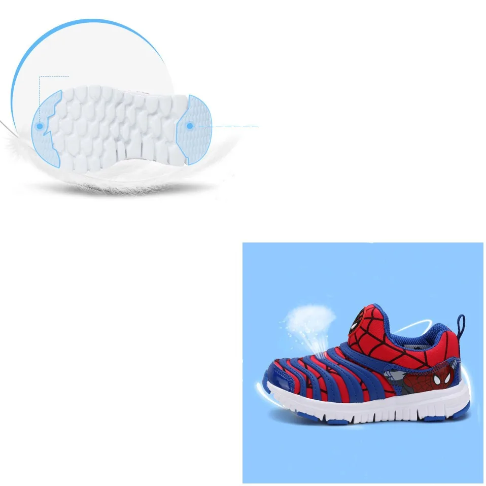 Vapormax/детская обувь для мальчиков, обувь для человека-паука, детские кроссовки для мальчиков, обувь для девочек, спортивная обувь для малышей, Весенняя гусеница, Zapatillas