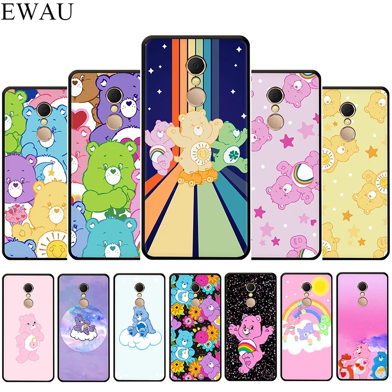 

EWAU Care Bears Silicone phone case for Xiaomi Redmi 4A 4X 5 5A 5Plus 6 6A 7A 6pro 7 S2 GO K20 Pro