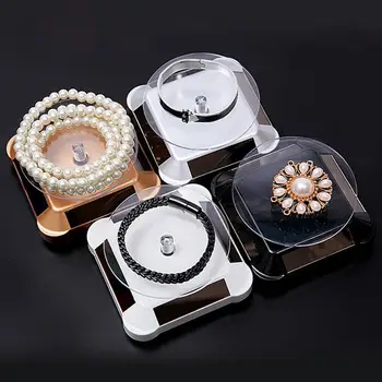 

Solar Energy Electric Rotating Display Stand Tray Jewelry Accessories Prop Stand Phone Sunglasses Display Stand Without Battery