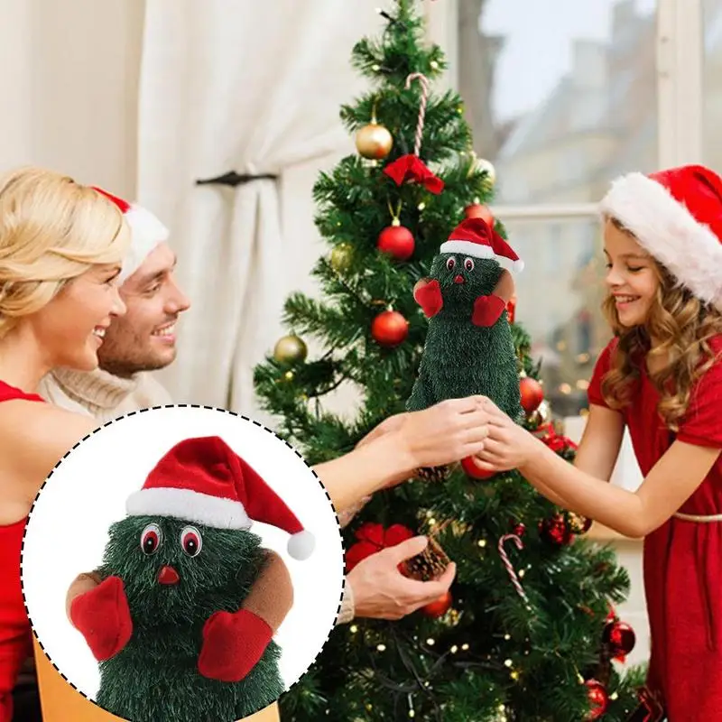 Электрический Санта-Клаус, кукла, игрушка, Рождество, музыкальный, вращающийся, танцы, пение, дерево, украшение, Детская кукла, подарок, игрушки