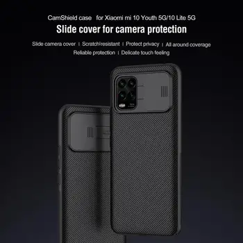 

10pcs/lot Wholesale Nillkin CamShield Case For Xiaomi Mi 10 Youth 5G/10 Lite 5G case slide cover for camera protection case