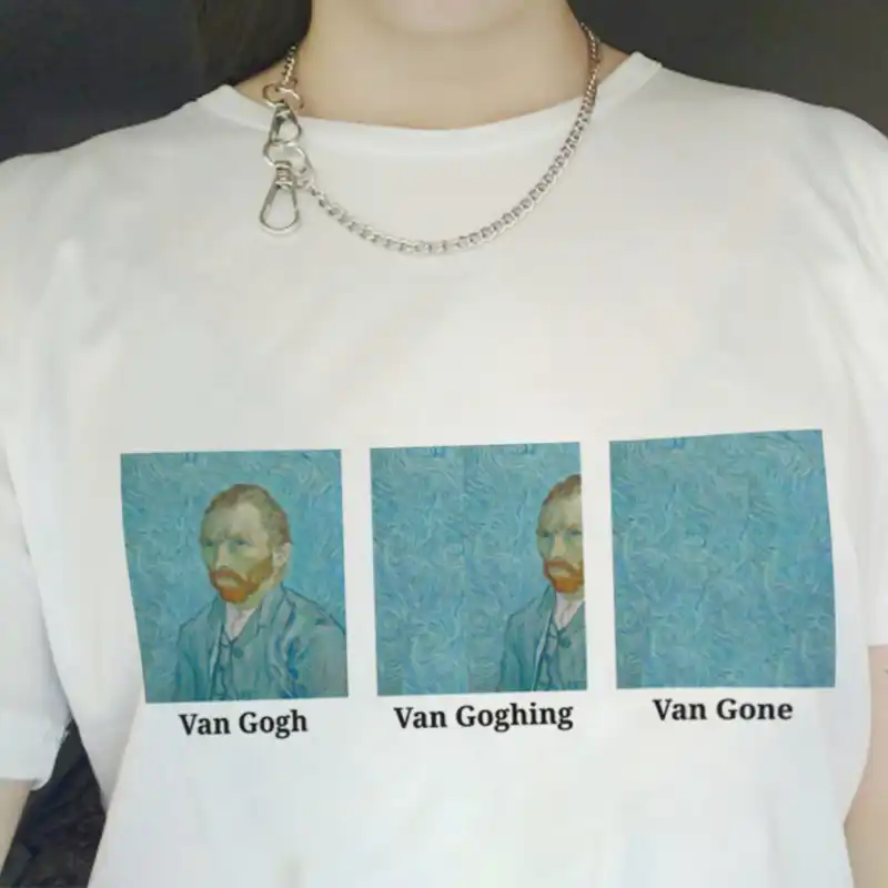 van gogh van goghing van gone t shirt