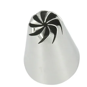 

1PCS #108 Russian Drop Rose Icing Piping Nozzles Stainless Steel Flower Mouth Cream Pastry Tips Nozzles Bag Cake Decorating tool
