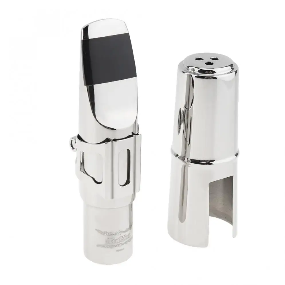 Soprano Saxophone Mouthpiece Nickelplated Copper Sax Mouth Size 6C 7C for Classical Jazz Music Saxophone Mouthpiece Hot Sale