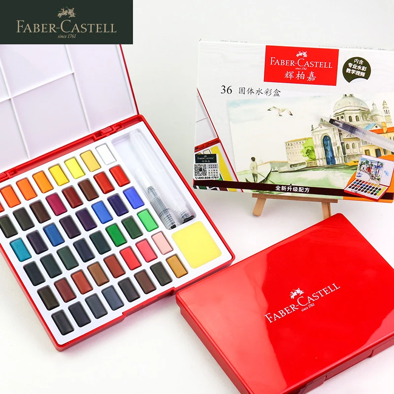 32 Colors Solid Watercolor Painting Palette Gouache Paint Set For Travel  Pocket Set - Nail Glitter - AliExpress