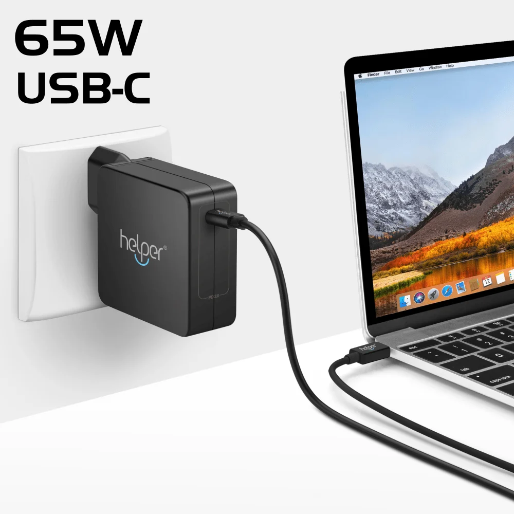 65 Вт PD3.0 PPS USB C настенное зарядное устройство Type быстрая доставка для Macbook Touchbar LENOVO
