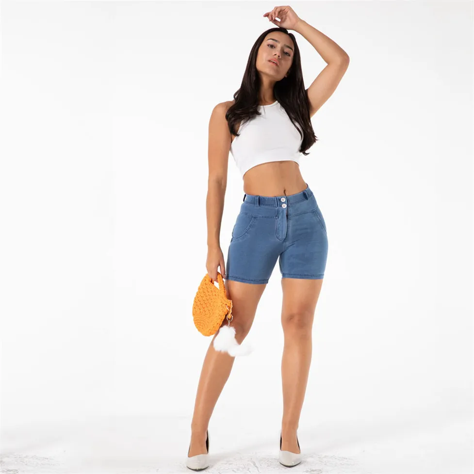 Shascullfites Melody Active Shorts Summer Ladies Board Shorts Body Slimmer Wear Shaping Knickers Bum Lift Sculpting Jeans Short