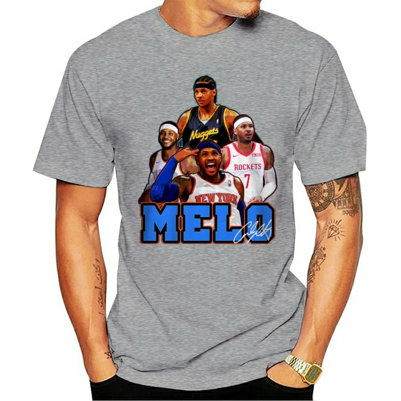 Carmelo Anthony Melo баскетбольный игрок легенда ракетки nugets Okc футболка Подростковый поп