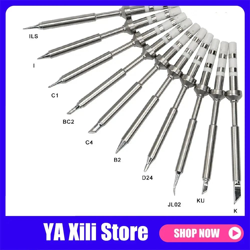 

Mini Soldering Iron Digital Soldering Iron Tip Replacement Bit Head B2 BC2 C4 D24 K I Ku ILS C1 Lead Free