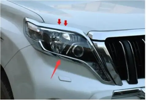 Специально для- для Toyota prado Модифицированная фара абажур задняя лампа отделка задняя лампа тень рамка