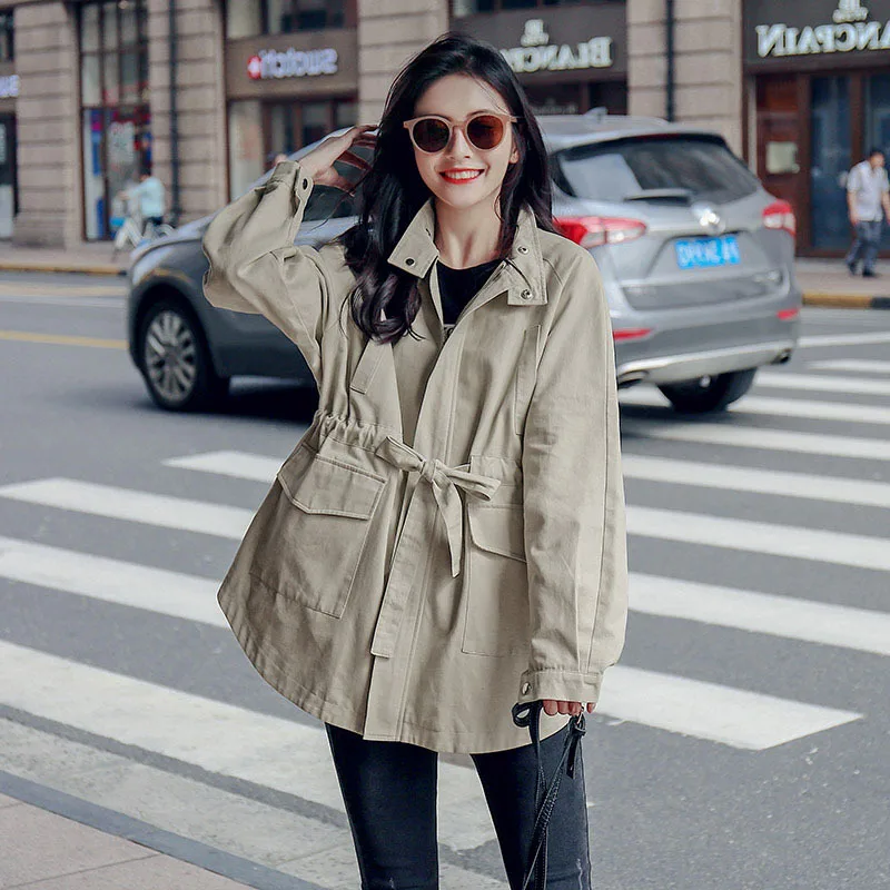 

Workwear Coat Women's 2019 New Style Early Autumn Short Korean-style College Style Back-to-School Students Loose-Fit INS Versati