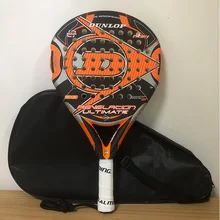 Advanced Dunlop palas de padel Head Tennis Racket Beach Racquet Carbon Fiber Soft EVA Face Men Tennis Padel With Cover 2021