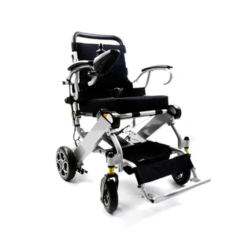 lithium battery foldable disable electric wheelchair with controller