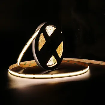 

Best seller 512 LEDs/m 24V 8mm no dark 2700K to 6500K cri 90 color temperature adjustable dual white COB led strip