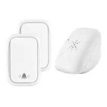 STKJ – sonnette de porte intelligente sans fil, étanche, pour maison, alarme, prise US/EU/UK