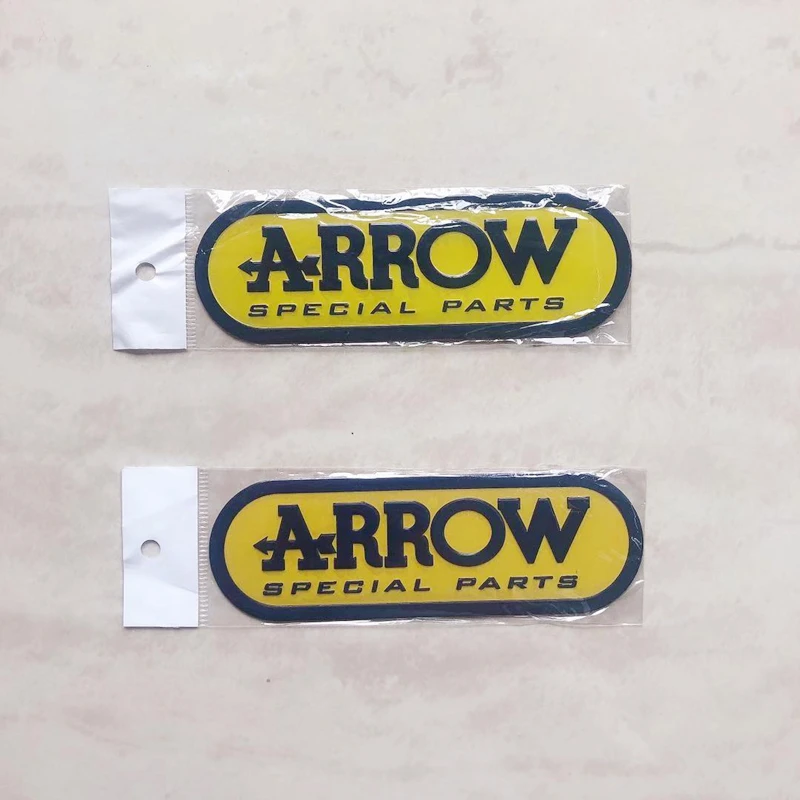 Decal Termoresistente Moto Alluminio Adesivo 3D ARROW Per Scarico Motocicletta In Alluminio Resistente Al Calore - Sticker Racing Decorativo Adesivo Termico Scarico Moto - Foto 8