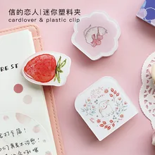 Многофункциональный мини пластиковый зажим свежие и прекрасные фрукты акварель ins ветер ручной занавес украшения клип