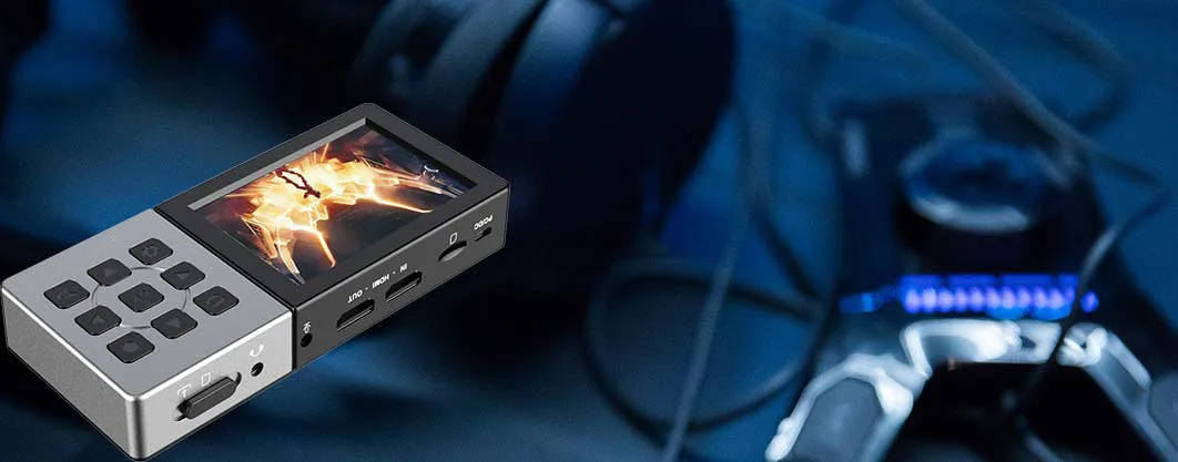 273 HD Video Recorder Box 1080P 60fps HDMI Video Capture Card with 3.5 Inch Scre