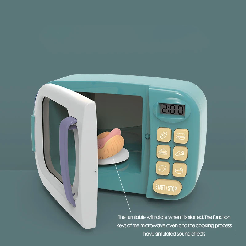 Montessori Method Educational Toys Refrigerator Washing Machine For Children Simulation Device Play House Kitchen Toy For Kids