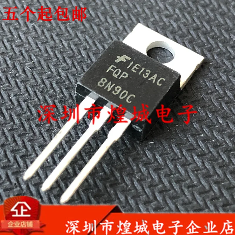 

5 шт./лот FQP8N90C TO-220F 6. 3a900v 5