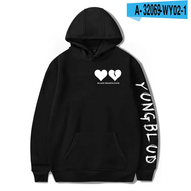 Yungblud Hoodies Men Women Hip Hop Black Hearts Club Yungblud Merch Pink Hoodie Spring Autumn Pullover Unisex Hooded Sudadera Hoodies Sweatshirts Aliexpress