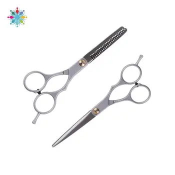 

2Pcs Professional Barber Hair Scissor Set Hairdressing Shears Tls