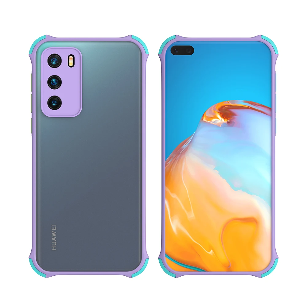 Huawei dustproof case Chống Sốc Ốp Lưng Áo Giáp Ốp Lưng Điện Thoại Huawei P30 P40 Lite 5G Giao Phối 20 30 Pro Nova 5 6 7 SE Camera Bảo Vệ Trong Suốt Cứng PC Bao pu case for huawei Cases For Huawei