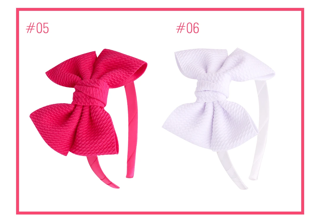 1 PC Girls Ribbon Bows Headband Soft Autumn Color Elegant 4 Inch Bow with Satin Headhoop Children Daily Headwear Sweet Hairbow