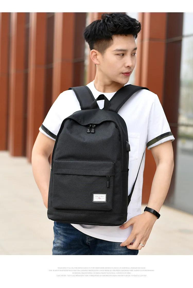Стильный мужской рюкзак в британском стиле, школьный рюкзак для компьютера, уличный гимнастический рюкзак