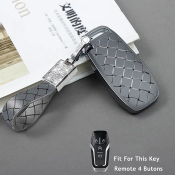 

Car Remote Key Fob Cover Case For Ford Taurus Mkc/Mkx/Mkz F-450 F-550 F-150 Lincoln Edge Explorer Skin Shell Pocket 4 5 Button