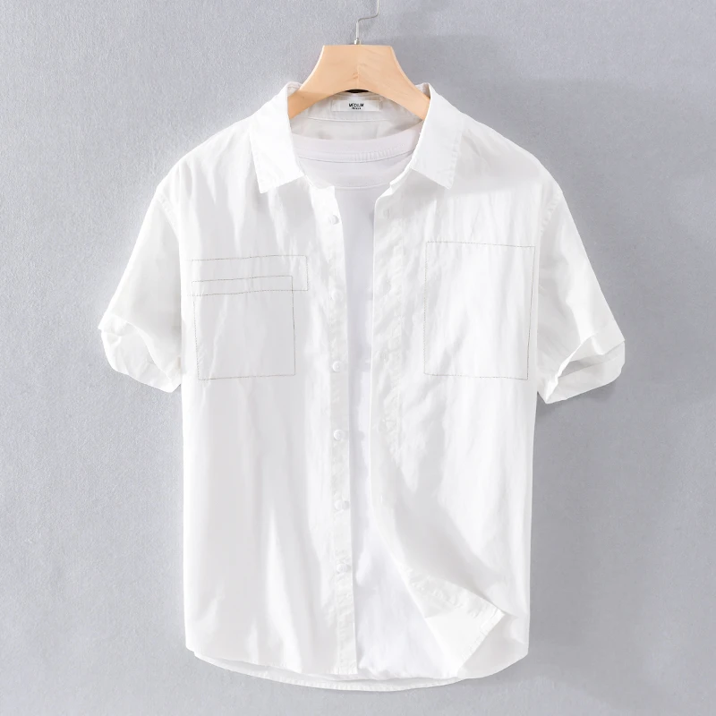 pure cotton shirts white