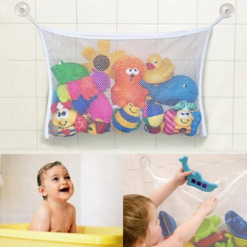 Baby Net Toy Bag Doll Straw Bath Tub Storage Home Organizing Bags lpfk New Hot 2021 | Дом и сад