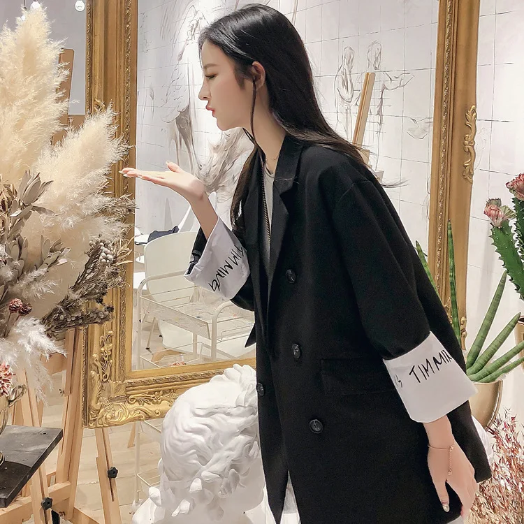 

Photo Shoot chinstudio Vertical Multijunction Textured CHIC Online Celebrity Small Suit Coat Women's Spring And Autumn Korean-st