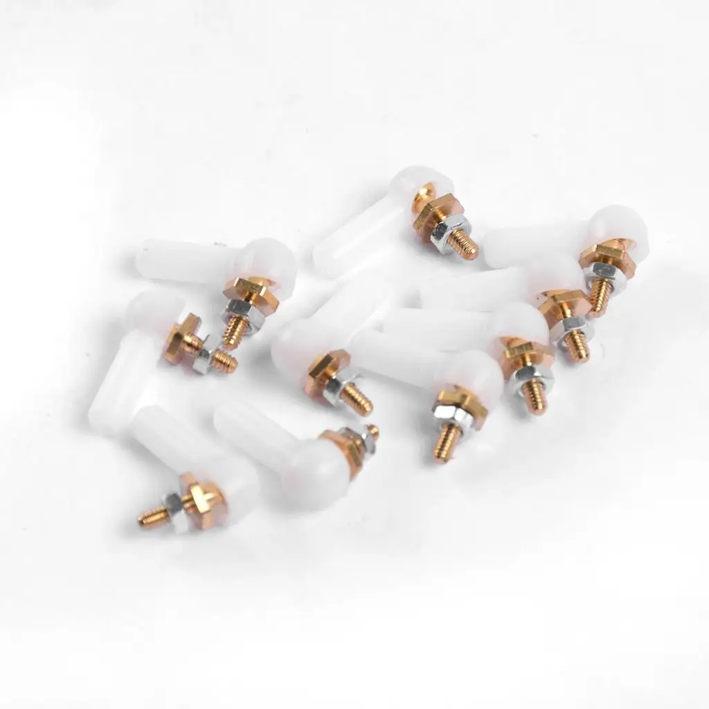 10 Pieces Ball Joint Articulated Ball Pivots Links M2 Connectors